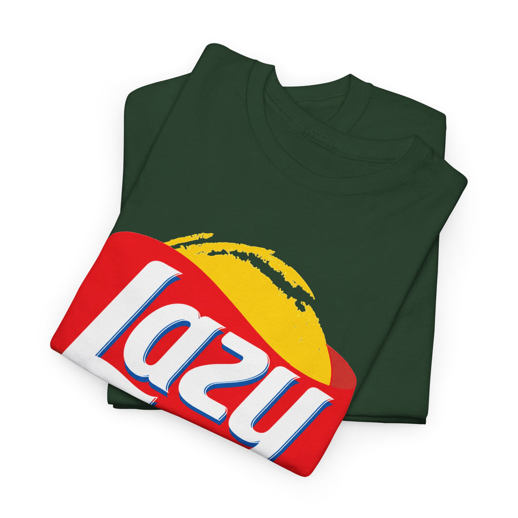 Lazy Logo T‑Shirt — Retro Snack-Inspired Graphic Tee