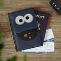 Cookie Monster Passport Cover – Fun Travel Passport Holder with Cute Cookie Design
