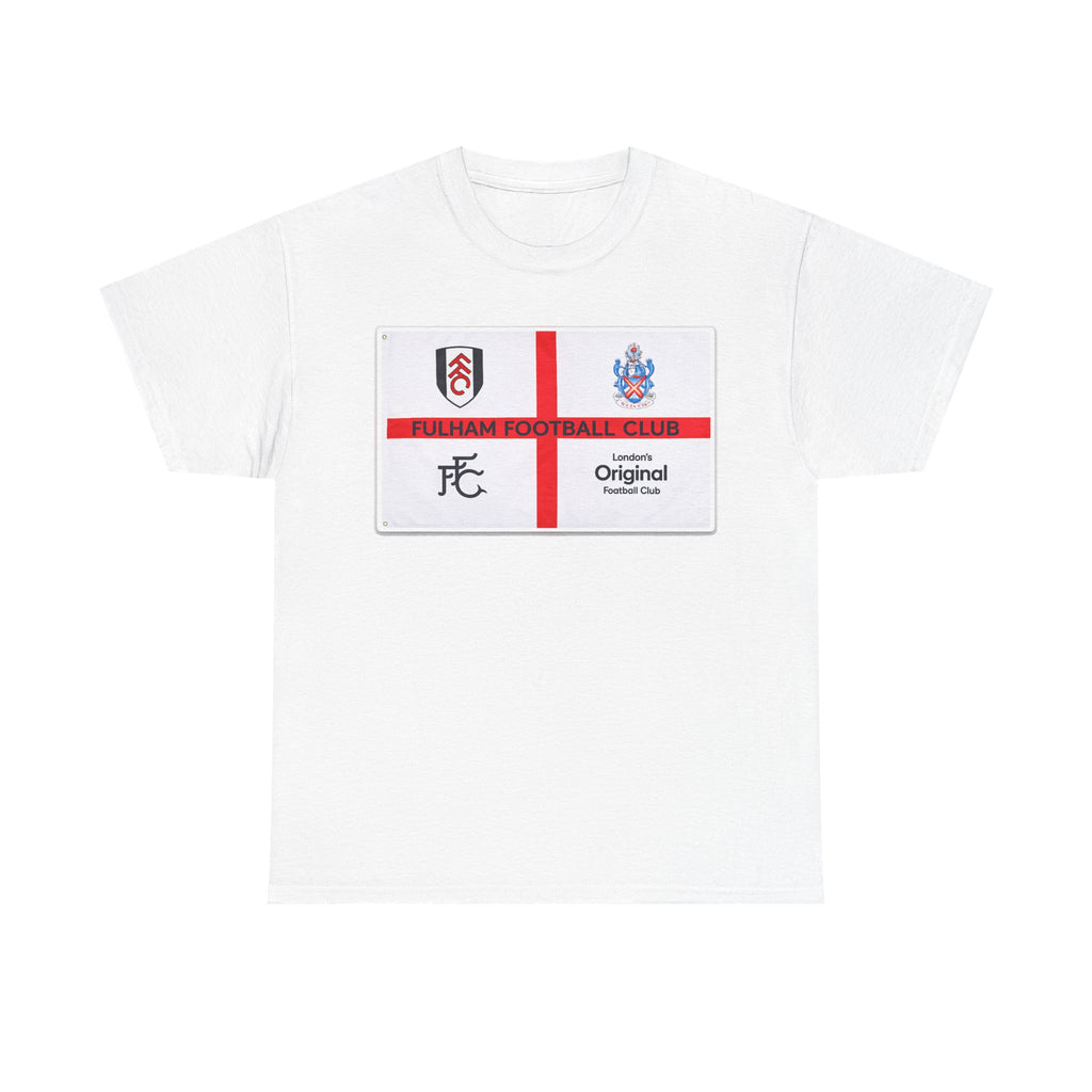Fulham Football Club Crest Tee — St George’s Cross Football Shirt