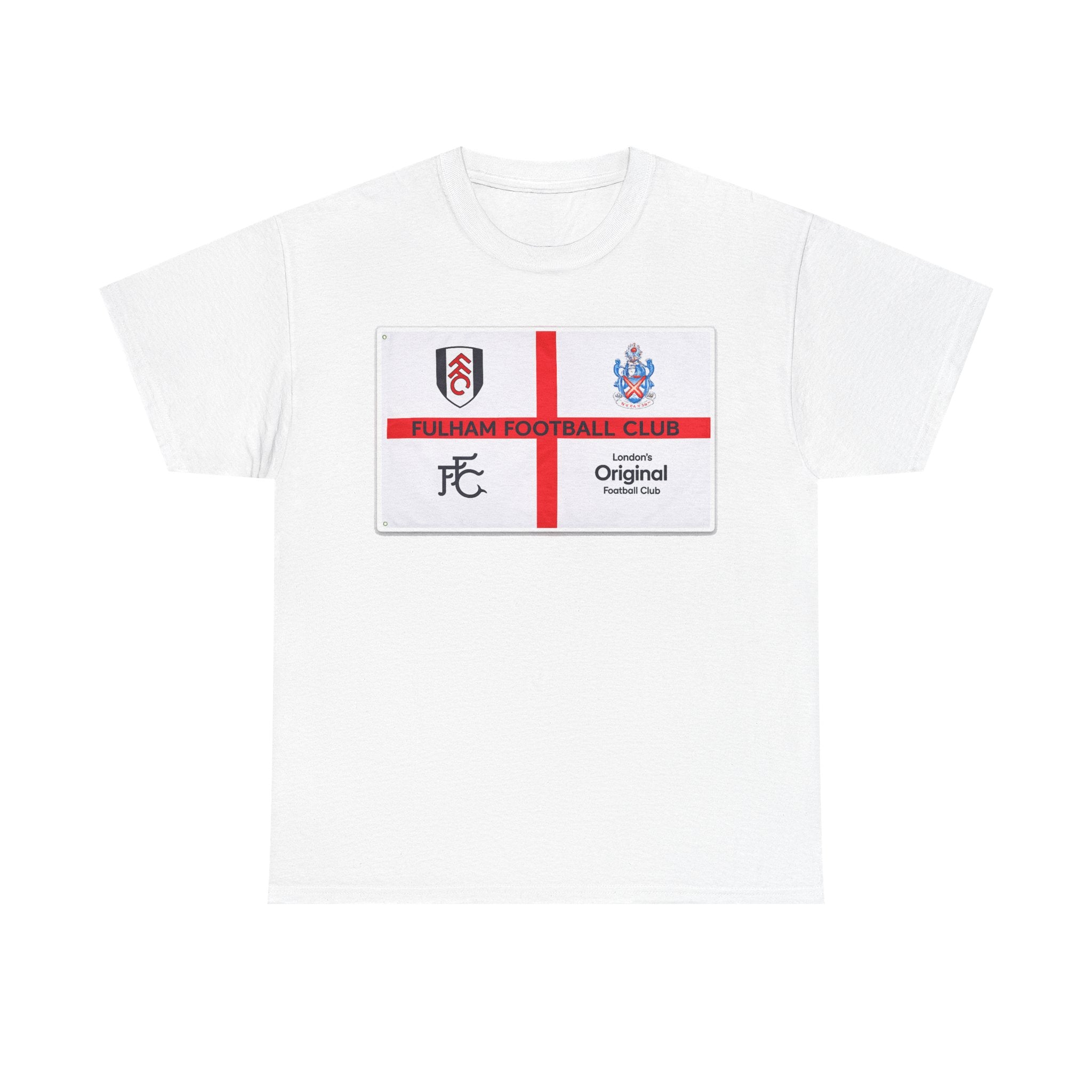 Fulham Football Club Crest Tee — St George’s Cross Football Shirt
