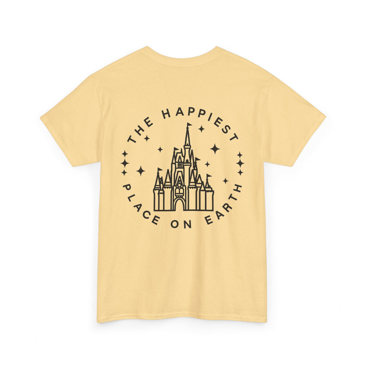 The Happiest Place on Earth Castle Graphic Cotton T-Shirt
