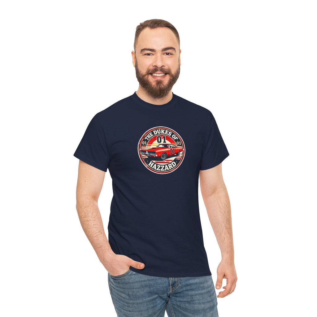 Dukes of Hazzard '01' Car Logo Cotton T-Shirt