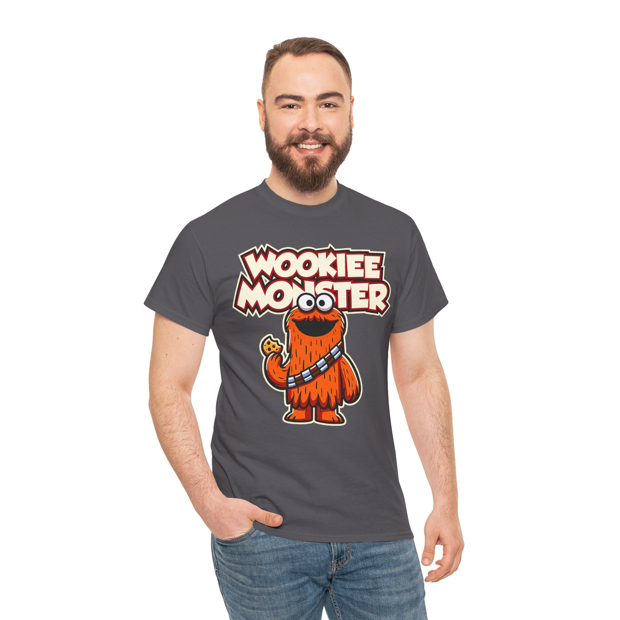 Wookiee Monster Tee - Funny Retro Sci‑Fi Cartoon Shirt
