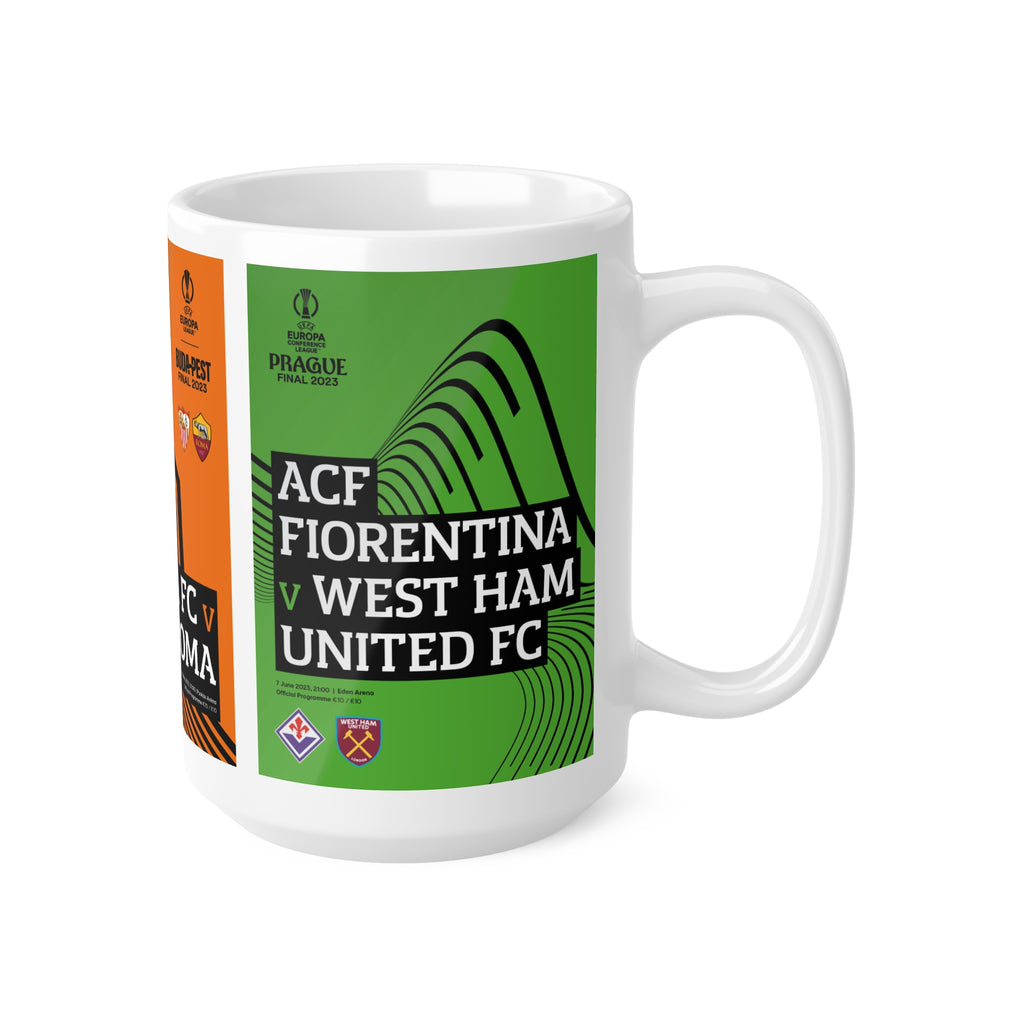2023 UEFA Finals Programme Covers Inspired Ceramic Coffee Mug 11oz/15oz