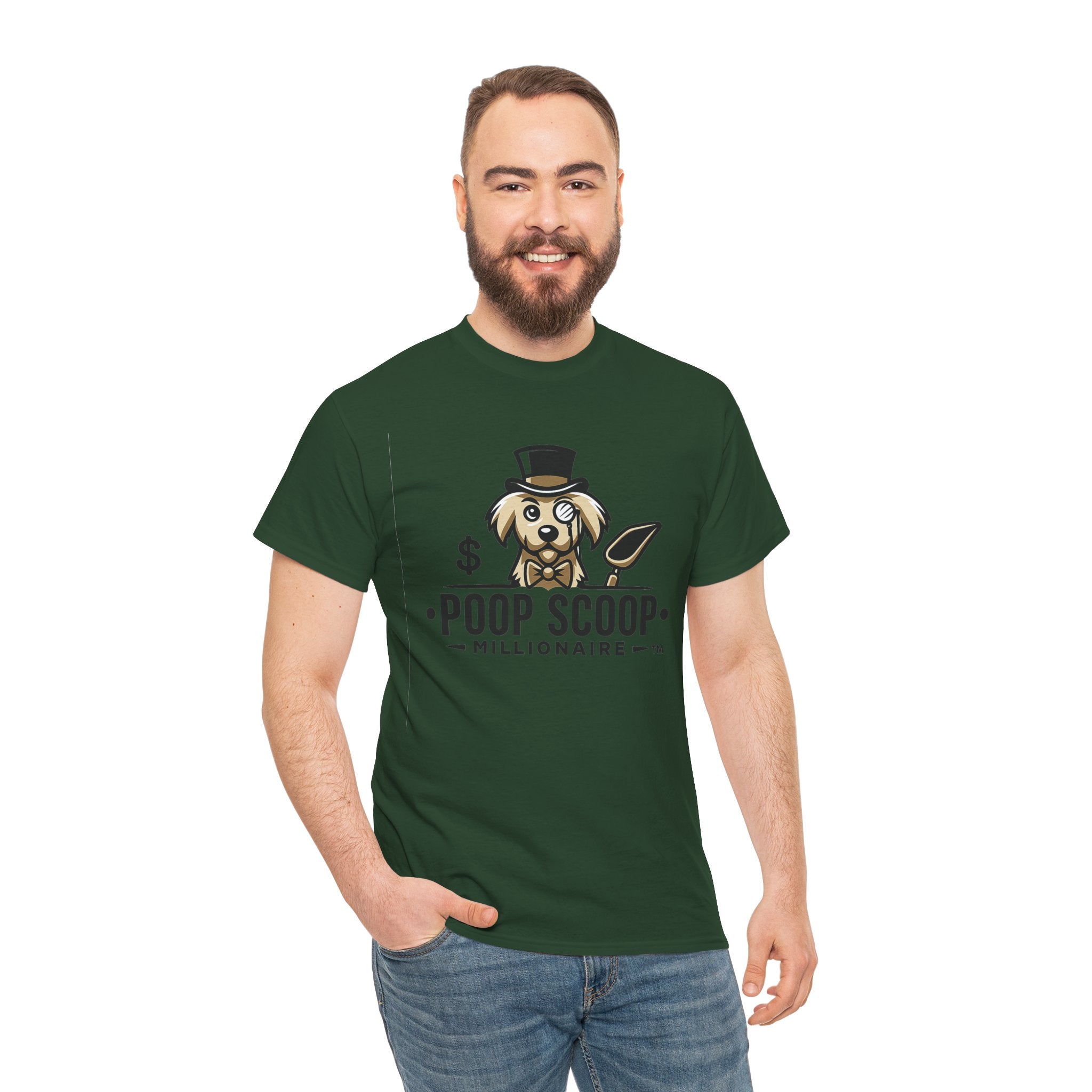 Poop Scoop Millionaire T-Shirt — Funny Dog Poop Scooping Tee