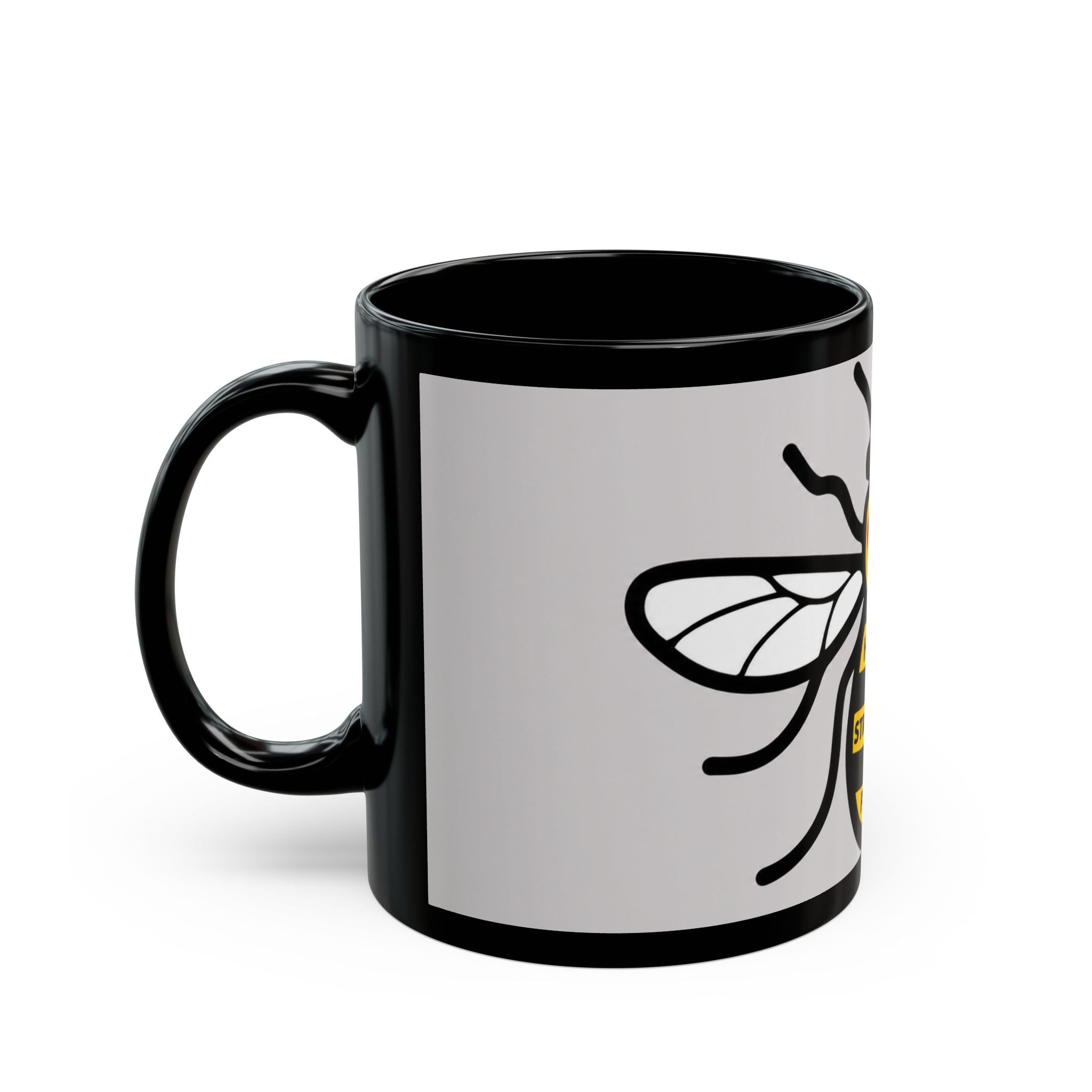 Manchester Bee of Hope Coffee Mug – Hope Strength Peace 11oz/15oz Black Ceramic