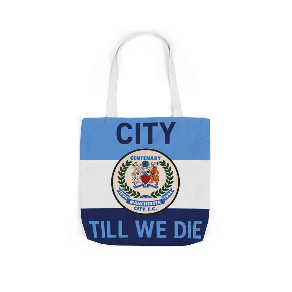 City Till We Die Canvas Tote Bag — Football Fan Flag Tote
