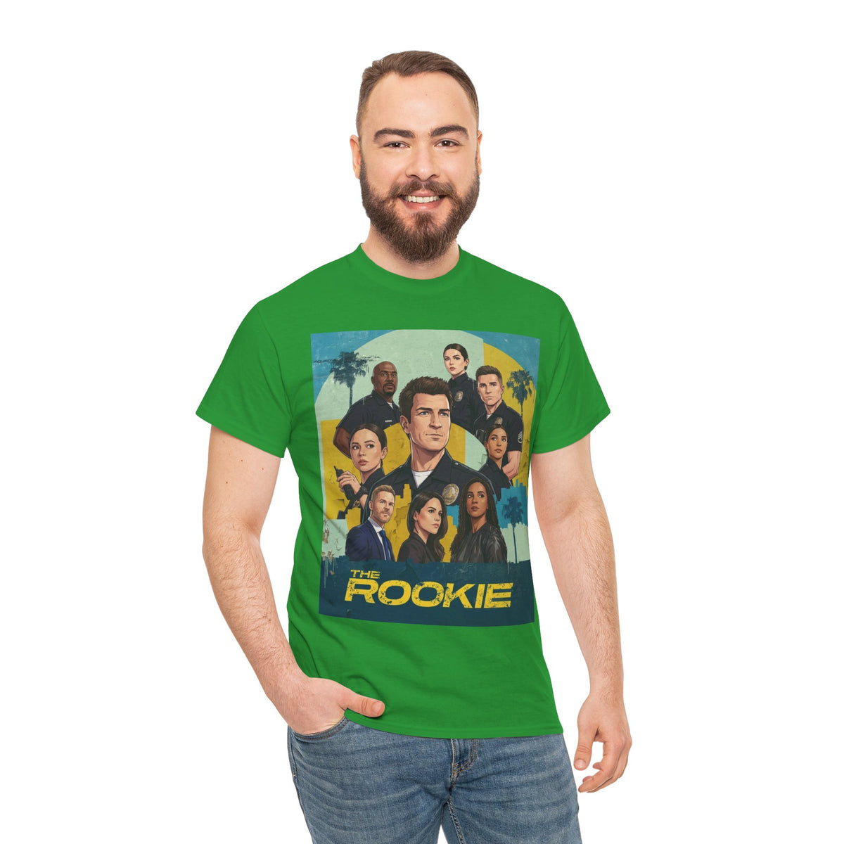 The Rookie TV Cast Graphic Tee — Vintage Poster Style Shirt