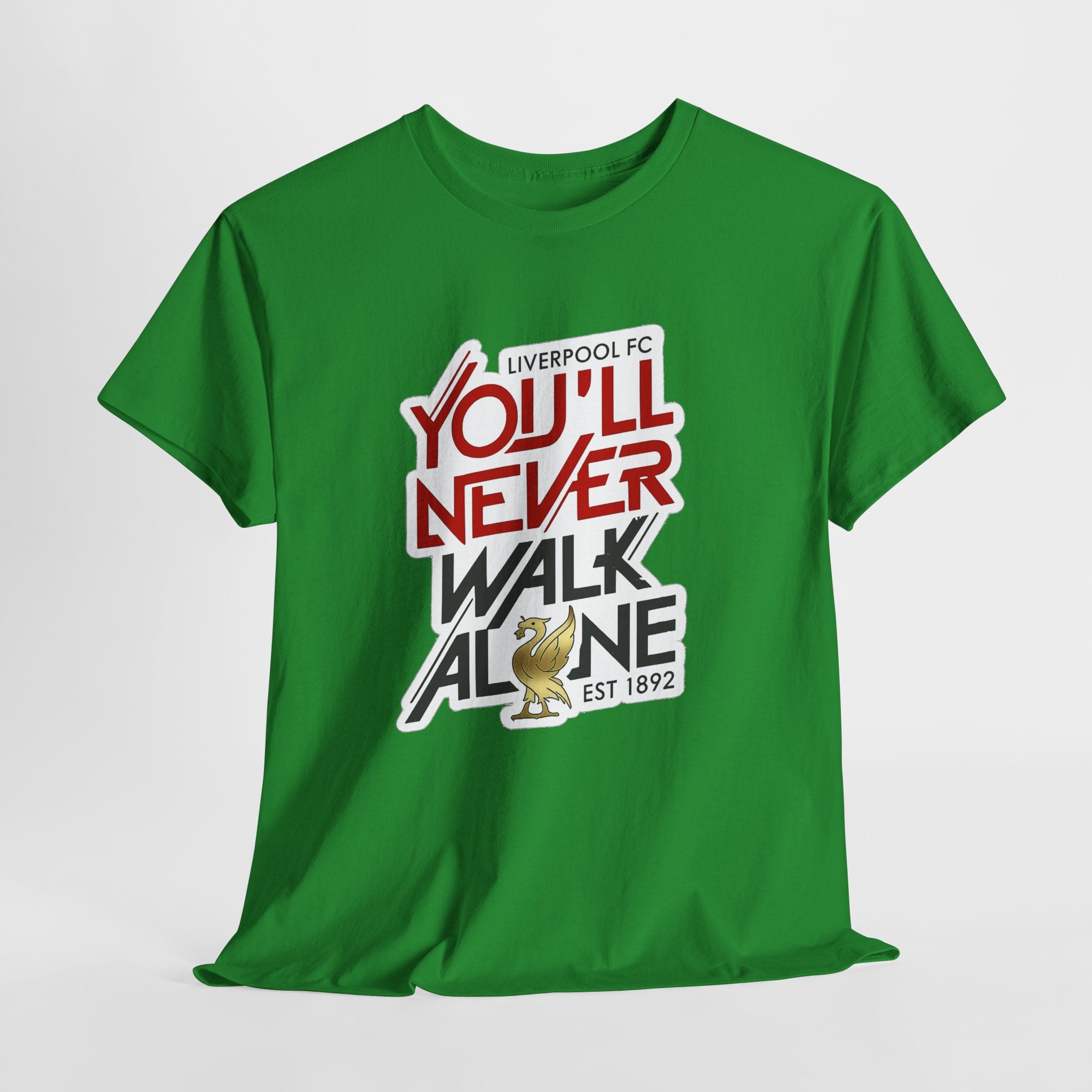 Liverpool You'll Never Walk Alone Cotton T-Shirt — Liverpool FC Fan Tee