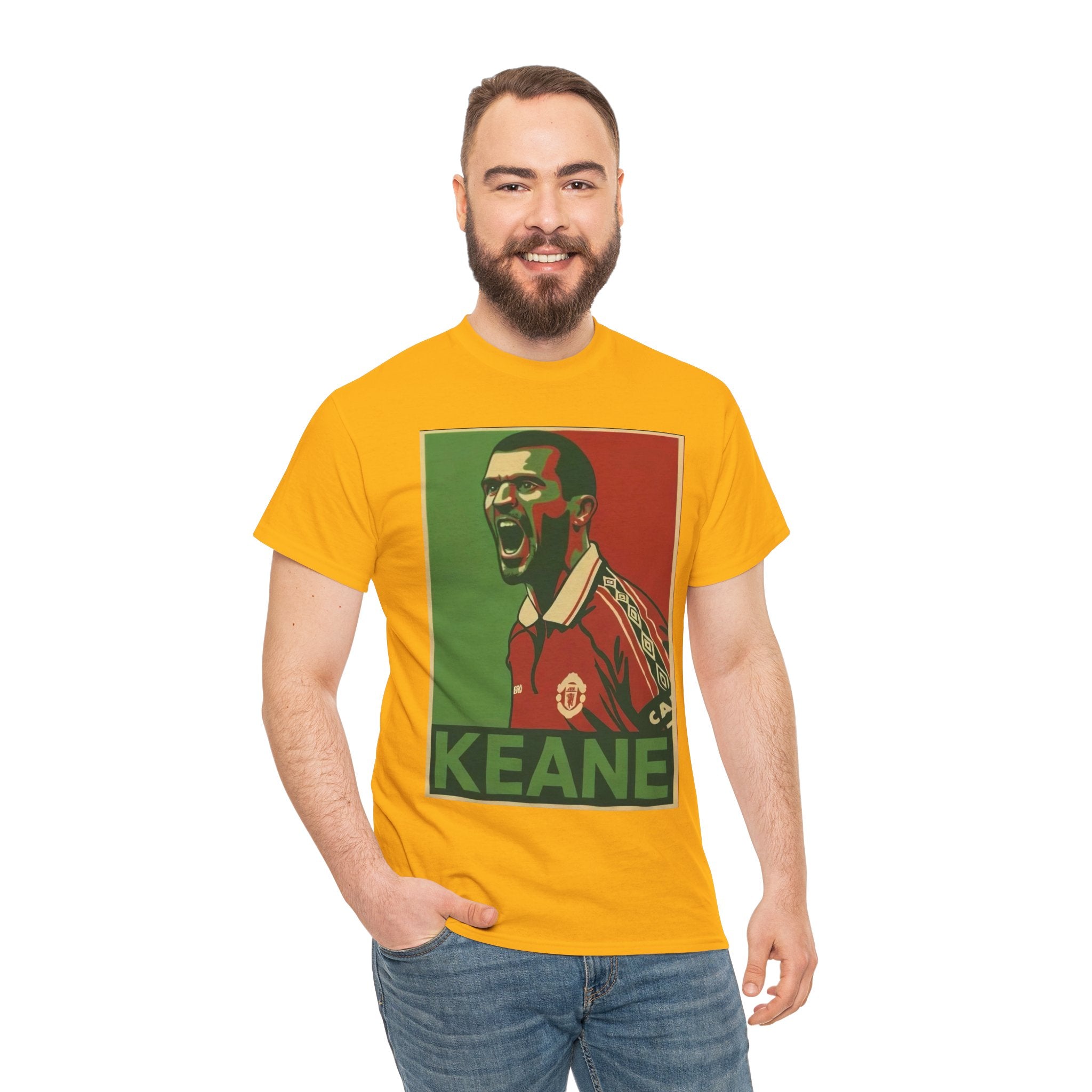 Roy Keane Manchester United Legend Retro Football Tee
