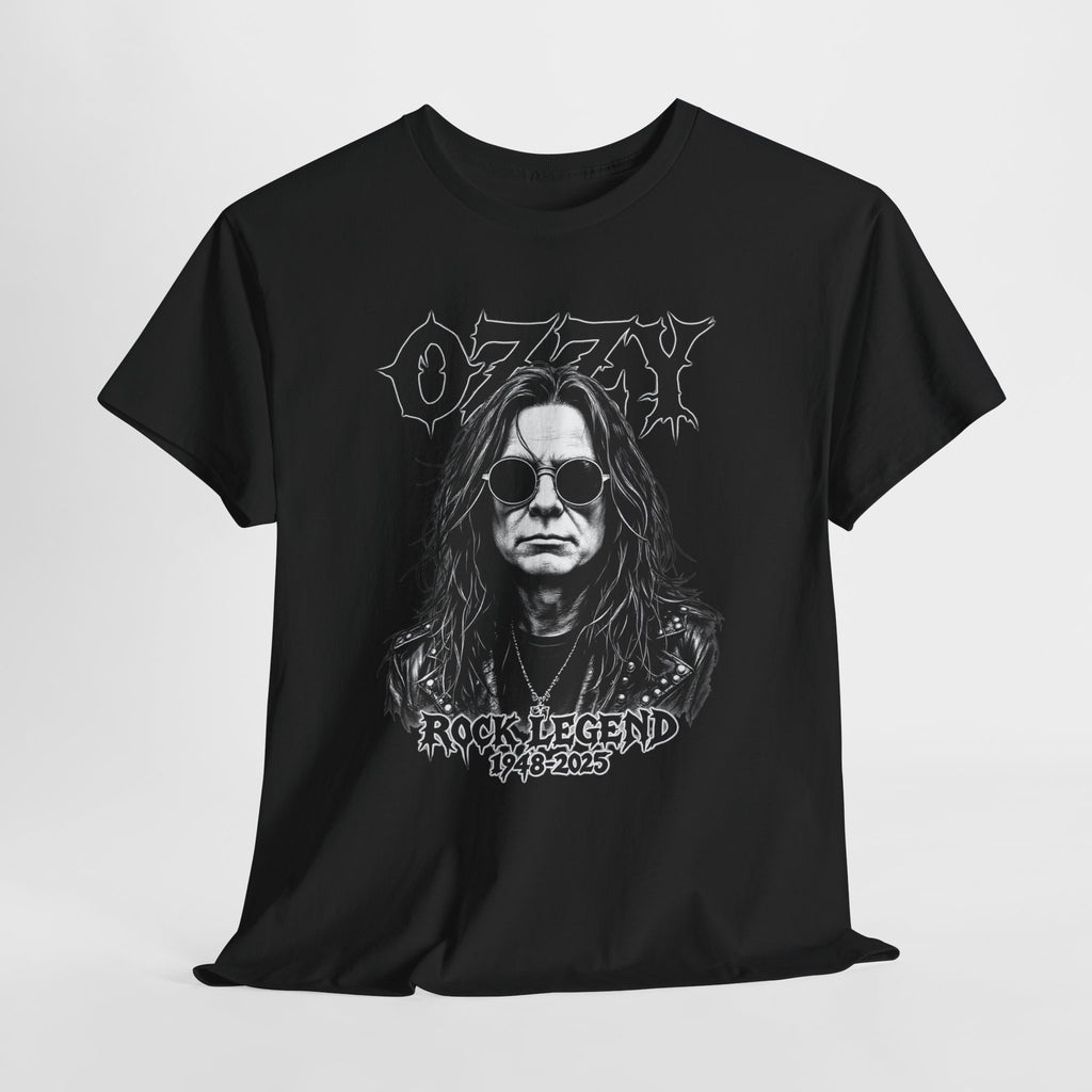 Rock Legend Graphic Tee — "Ozzy" Memorial 1948–2025