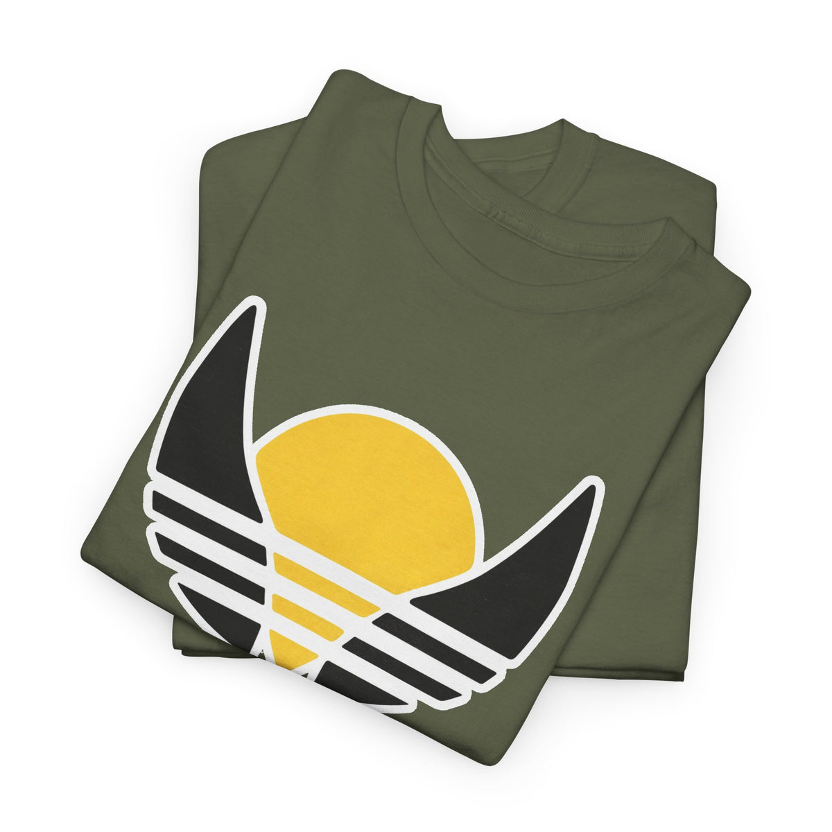 T‑Shirt — 'logan' Retro Sunrise Logo Cotton Tee