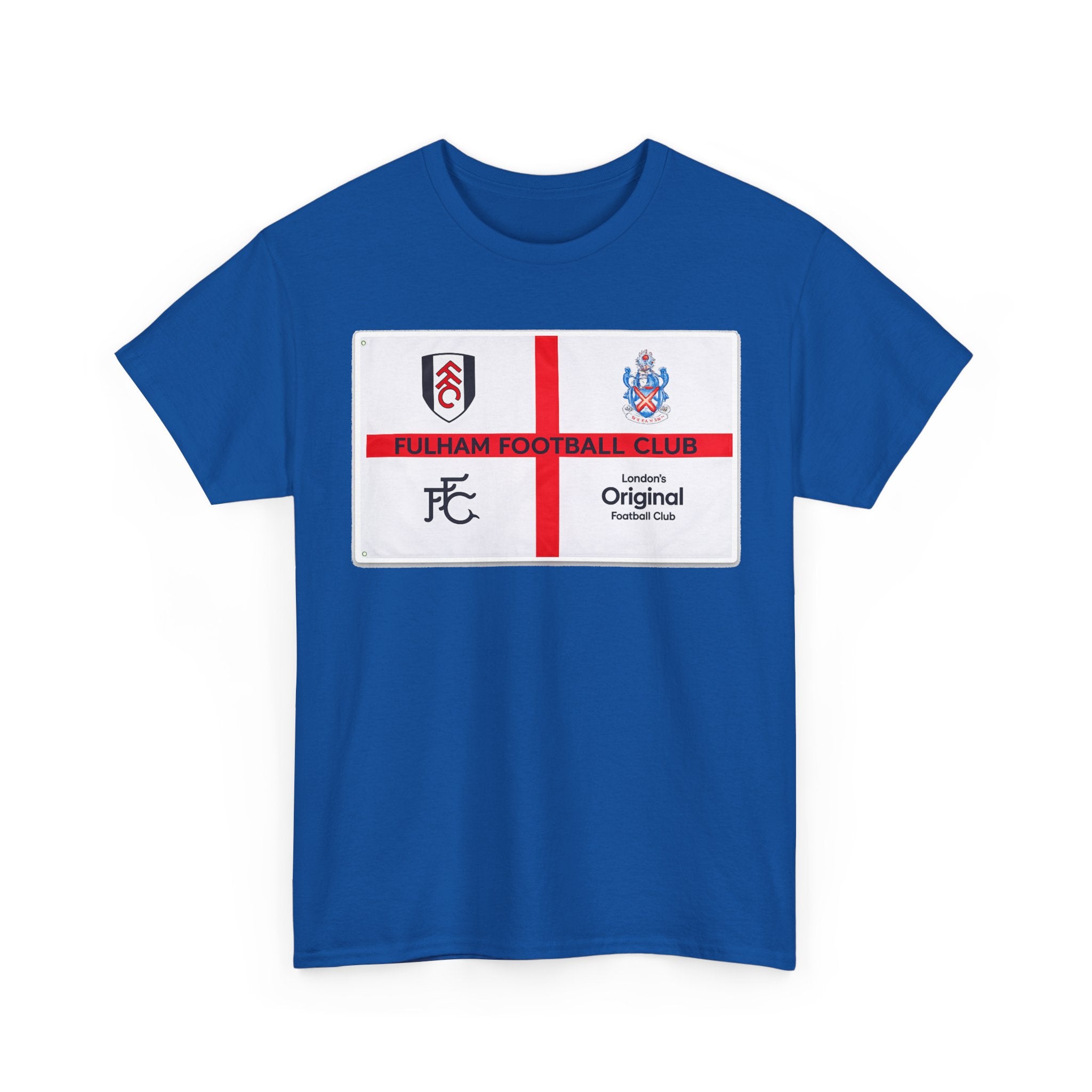 Fulham Football Club Crest Tee — St George’s Cross Football Shirt
