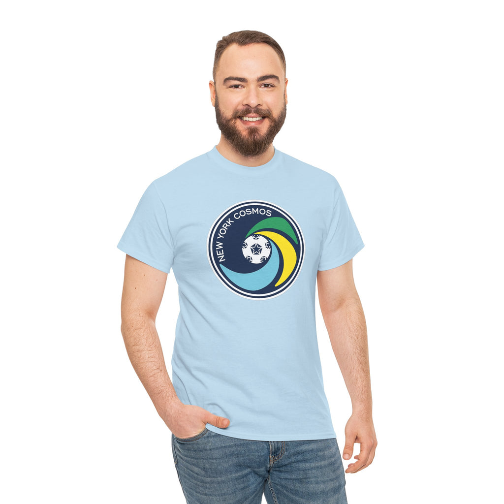 New York Cosmos Retro Logo Cotton T‑Shirt — Vintage Soccer Tee