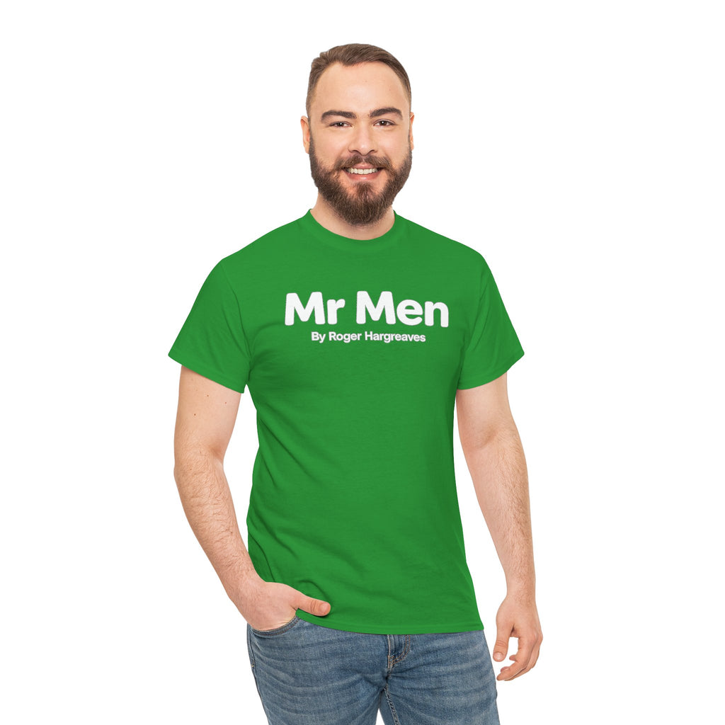 Mr Men T-Shirt – Retro 'Mr Men by Roger Hargreaves' Logo Tee