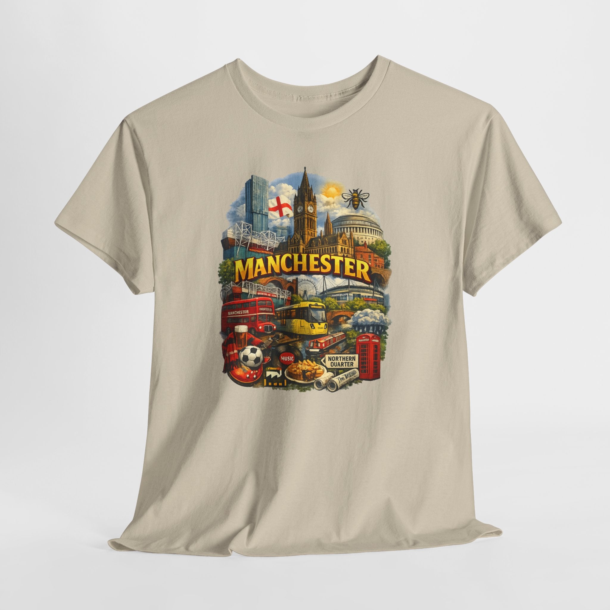 Manchester Skyline Collage T-Shirt