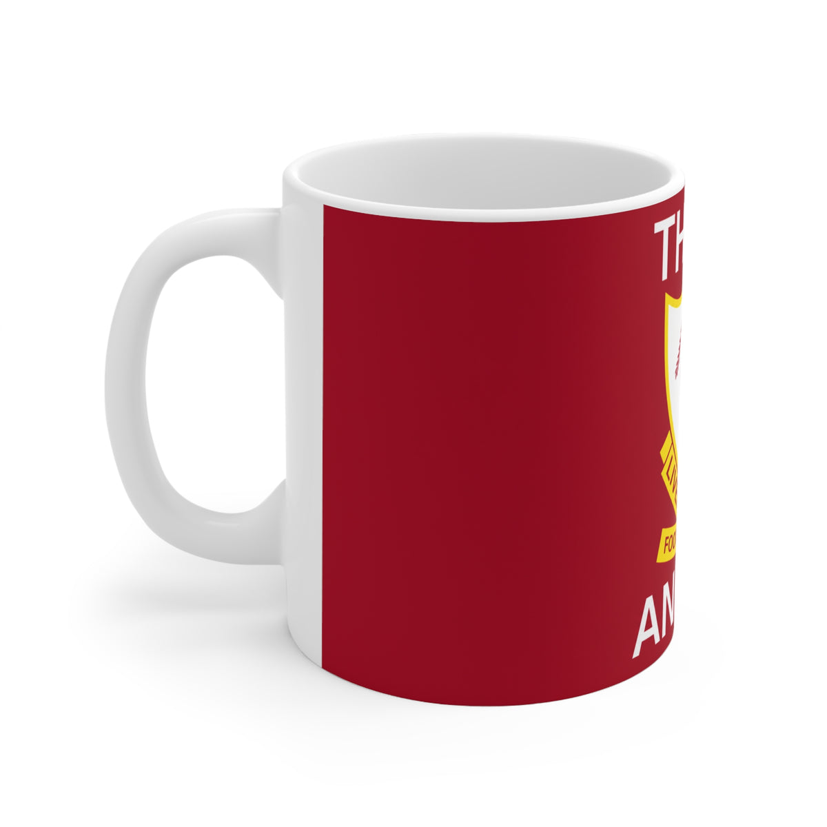 This Is Anfield Ceramic Coffee Mug — Liverpool FC Crest Red 11oz & 15oz