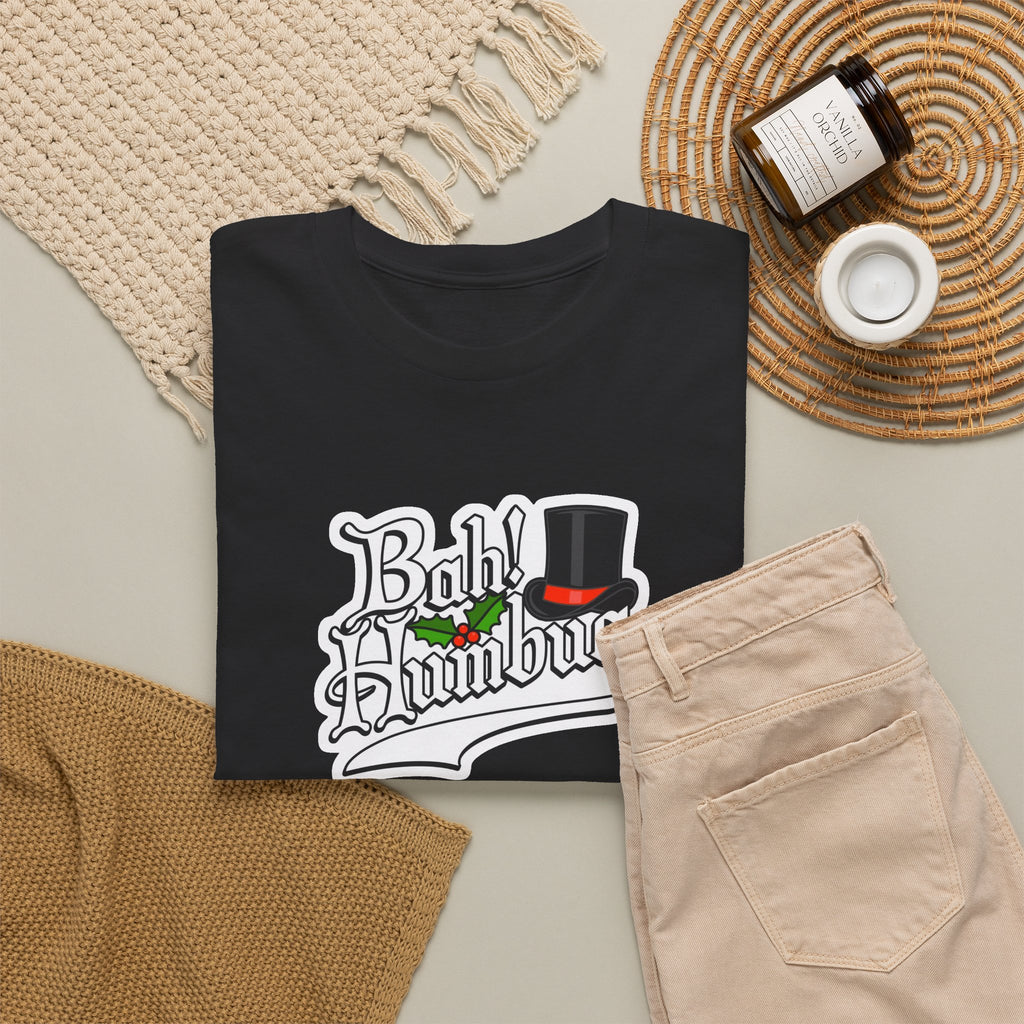 Bah Humbug Christmas Graphic Cotton T-Shirt / Tee