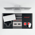 Retro Game Controller Desk Mat — NES-Inspired Mousepad with 'Select' & 'Start' Buttons