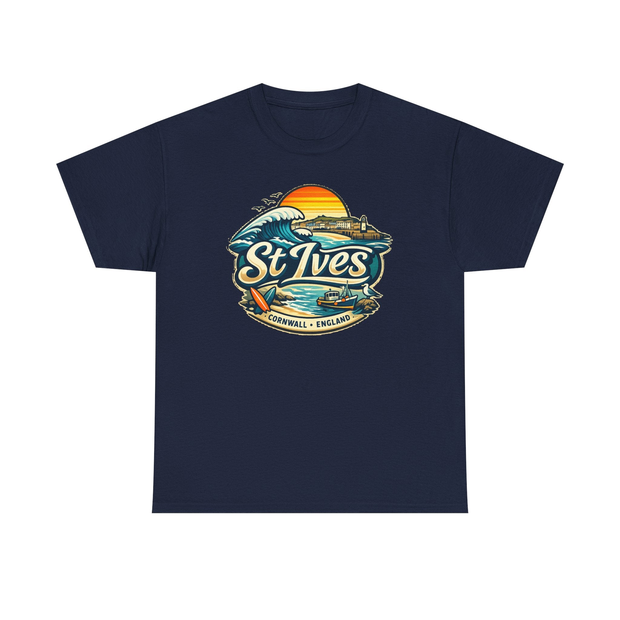 St Ives Cornwall Vintage Surf Tee