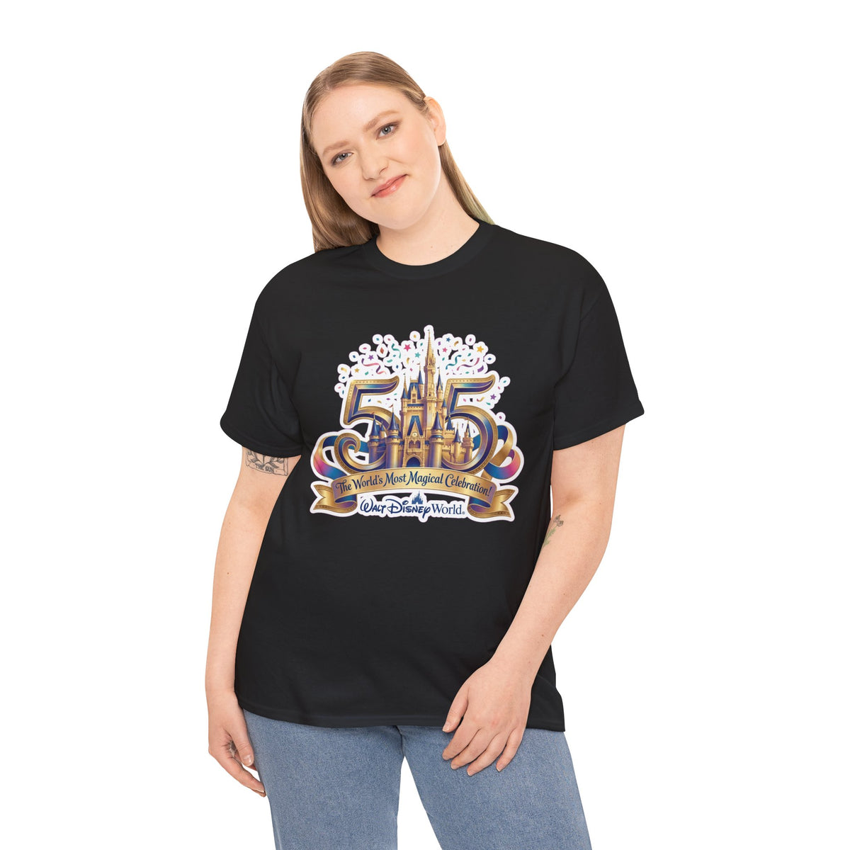 Disney World 50th Anniversary Castle Tee — 'The World's Most Magical Celebration' Souvenir T-Shirt