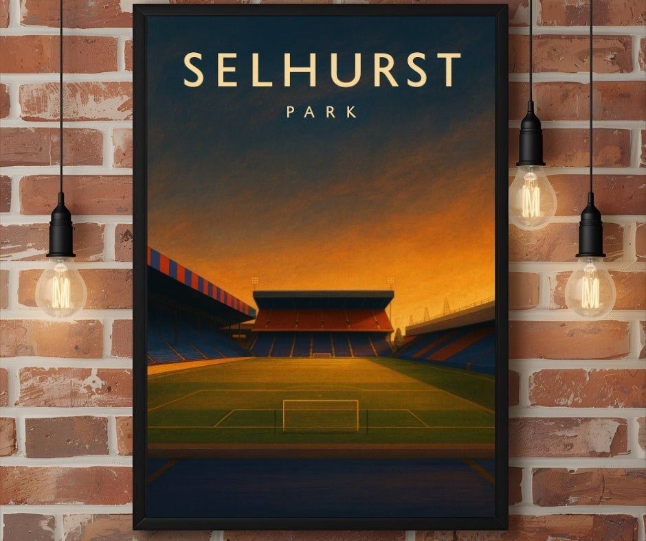 Selhurst Park – Crystal Palace Inspired Stadium Wall Art