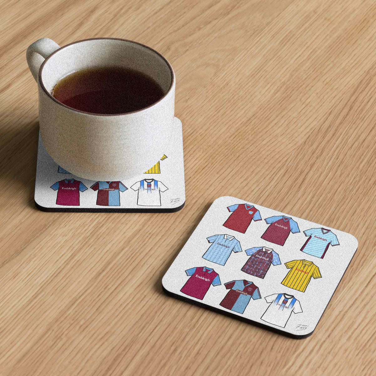Burnley Retro Shirts Memorabilia Football Coaster