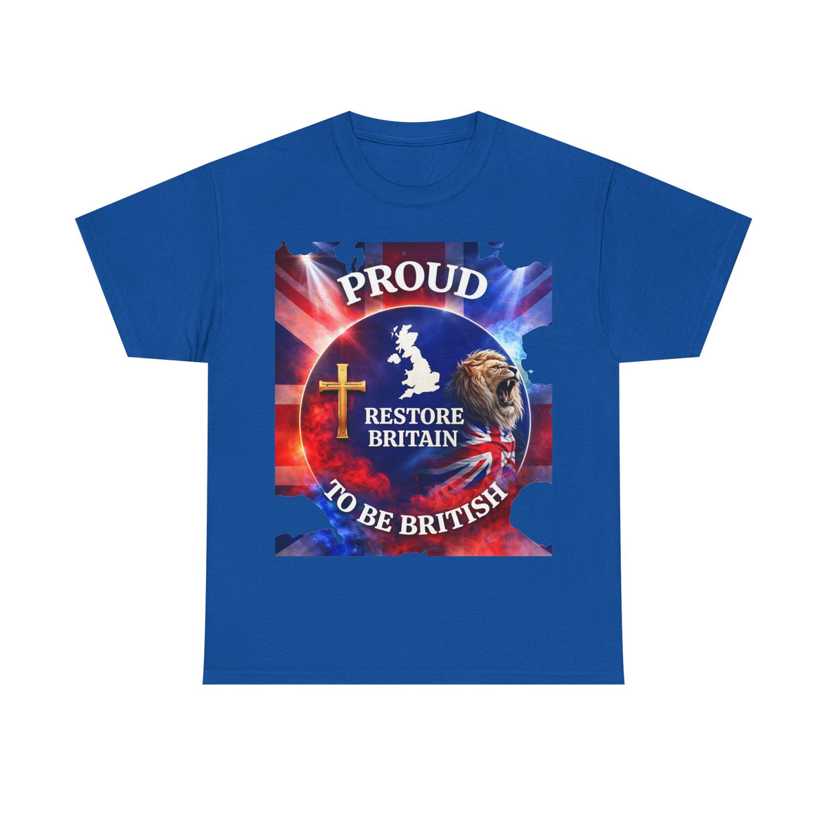 Proud to Be British Restore Britain Cotton T‑Shirt