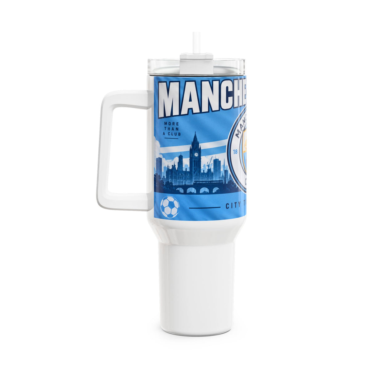 Manchester City Inspired 40oz Tumbler – Travel Cup