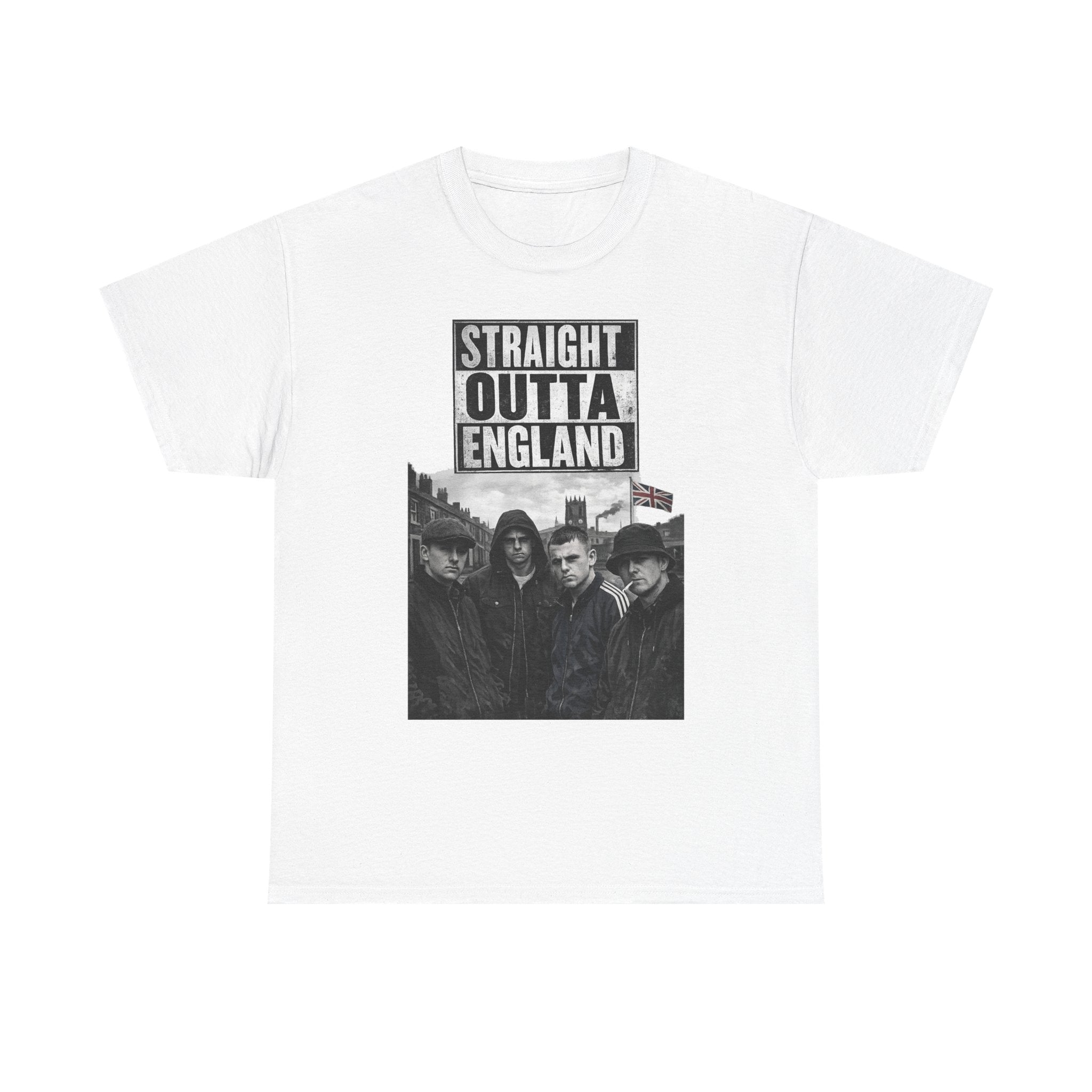 Straight Outta England T-Shirt — Retro Band Photo Tee