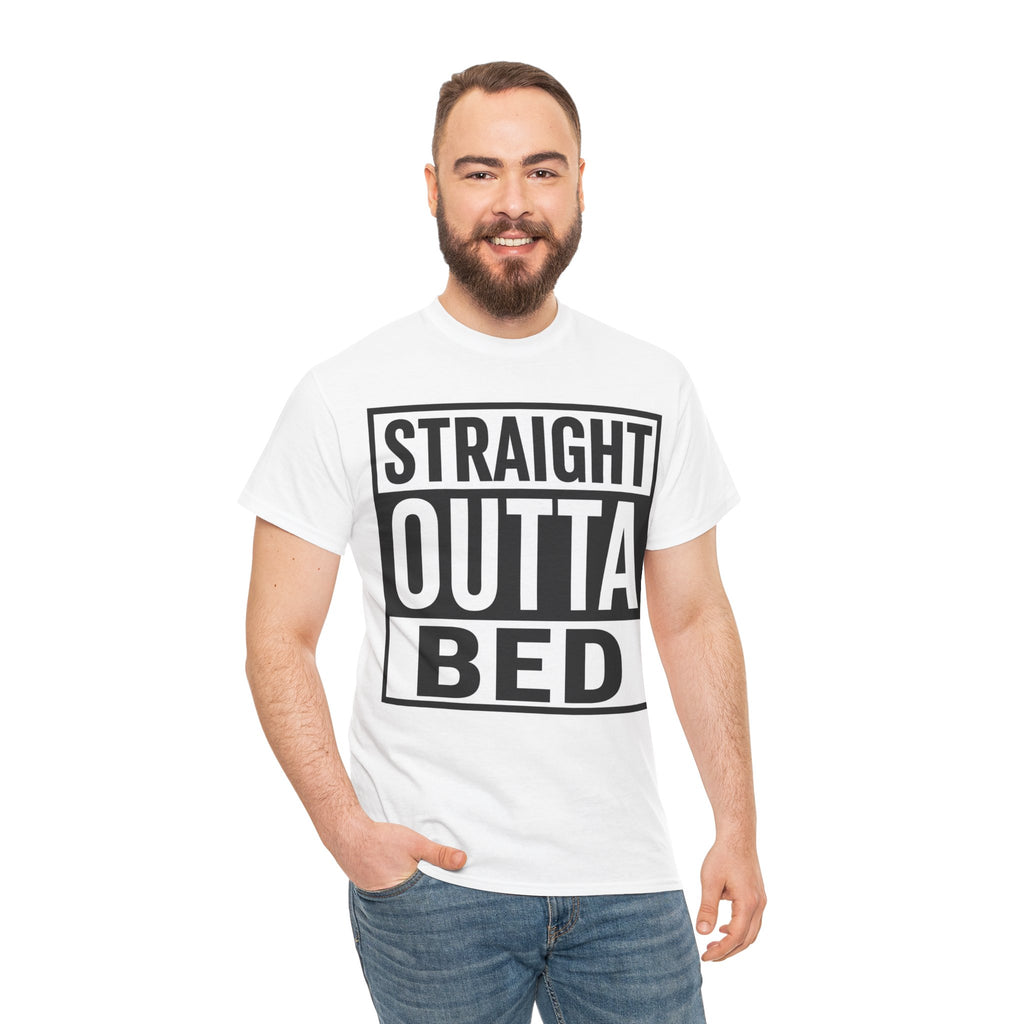 Straight Outta Bed T-Shirt — Funny Morning Graphic Tee