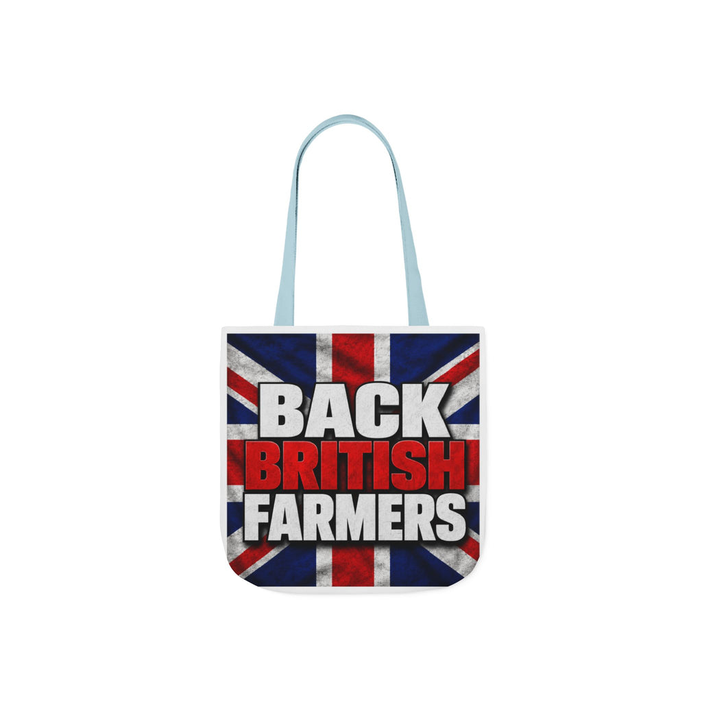 Back British Farmers Canvas Tote Bag — Union Jack Farming Support Tote