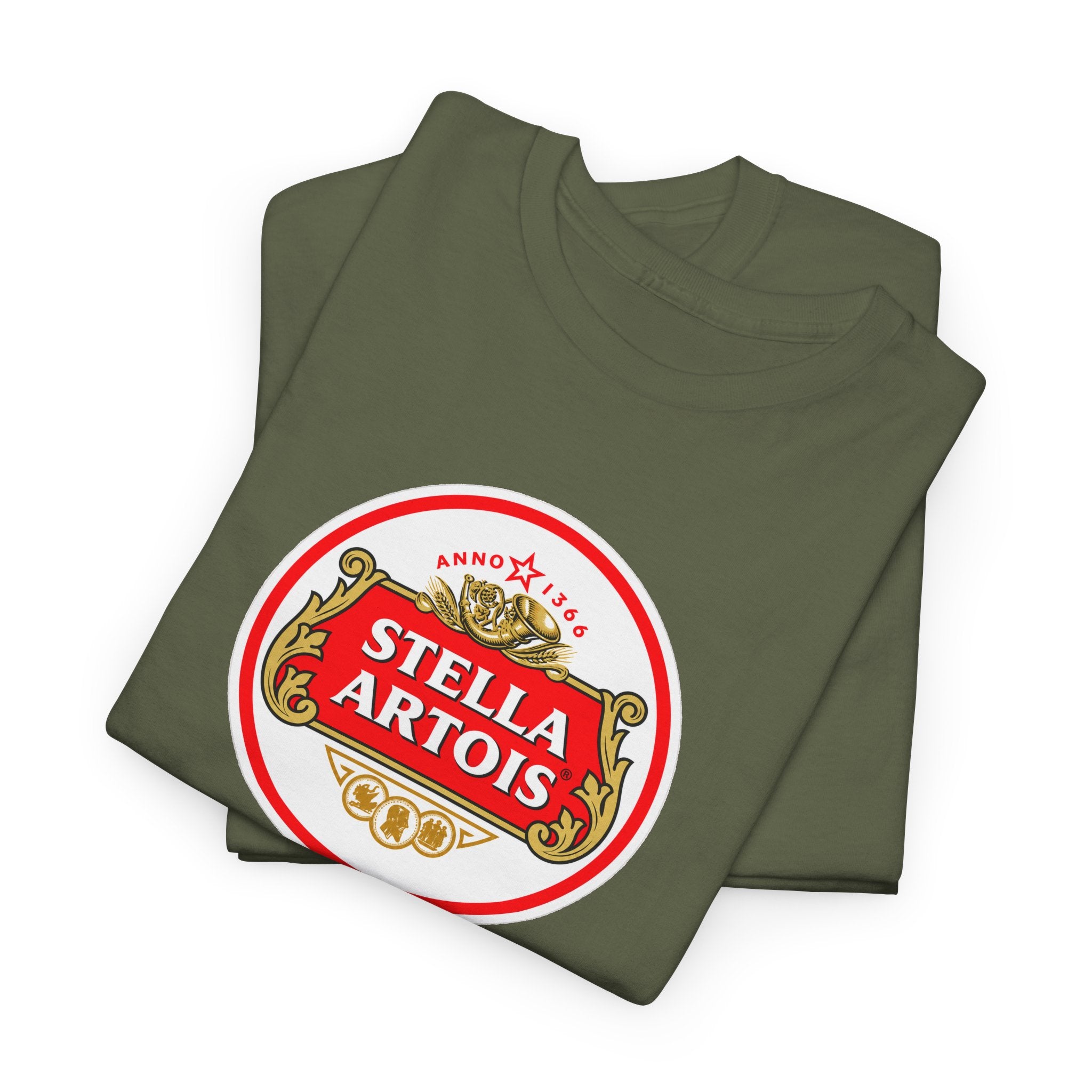 Beer Logo T-Shirt — Stella Artois Inspired Vintage Crest Tee