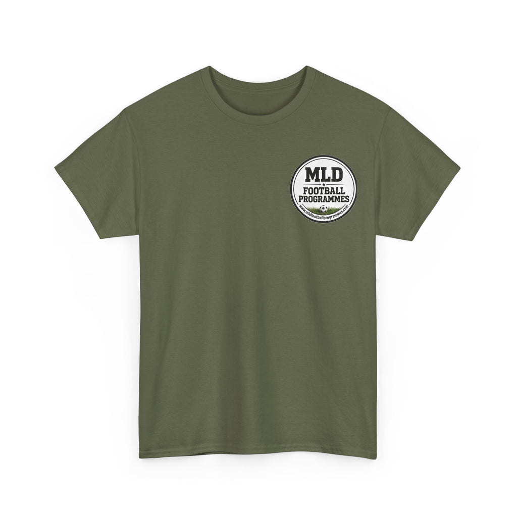 MLD Football Programmes Tee - Retro Logo Chest T-Shirt