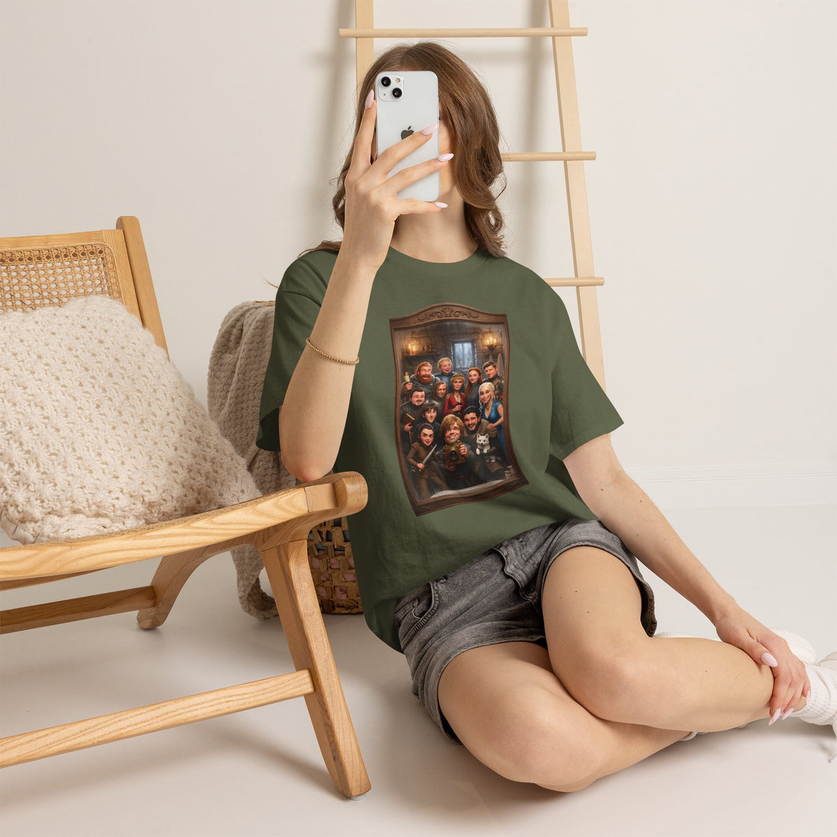 Game of Thrones Cast Portrait Inspired Cotton T-Shirt