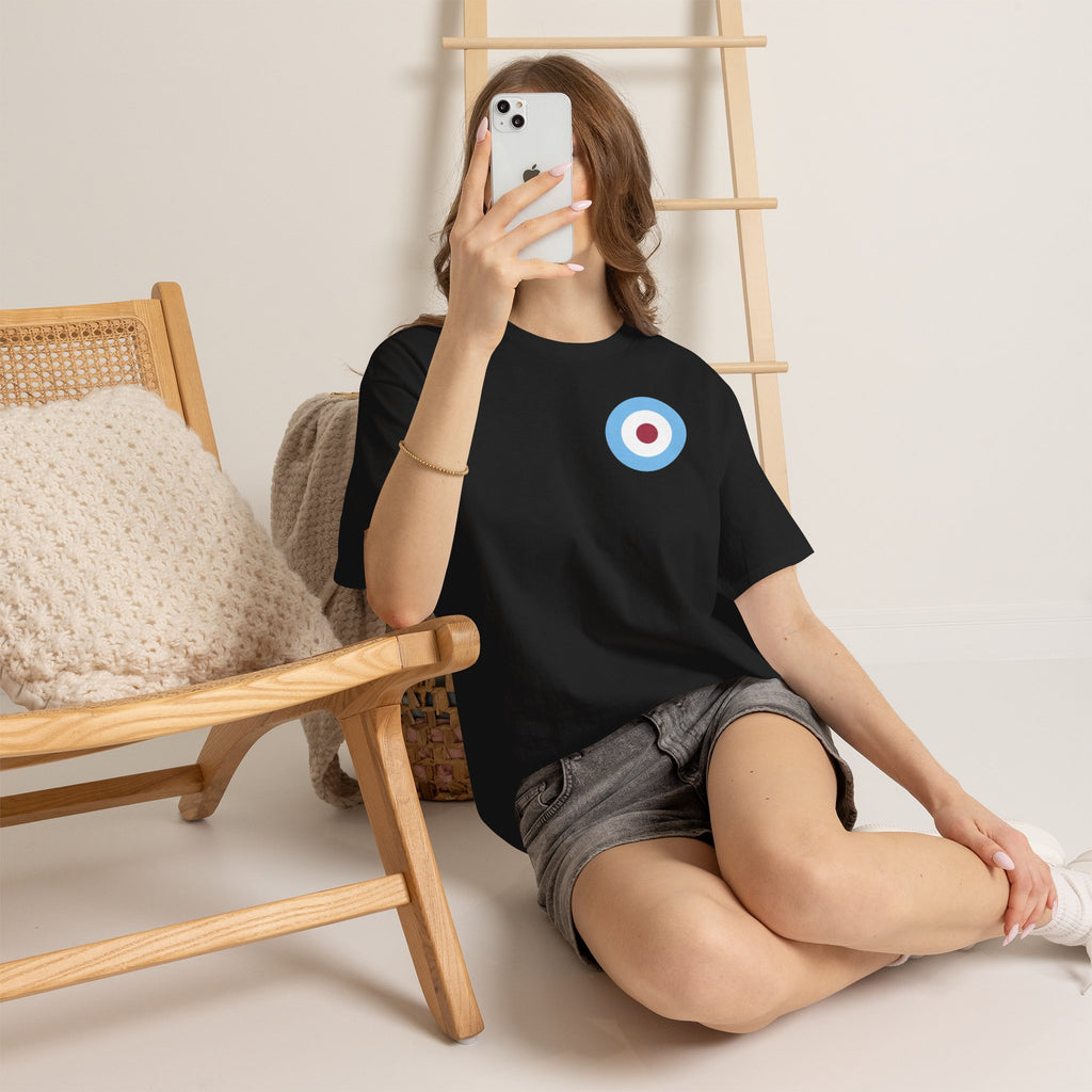 Manchester City Inspired Target Roundel Cotton T-Shirt