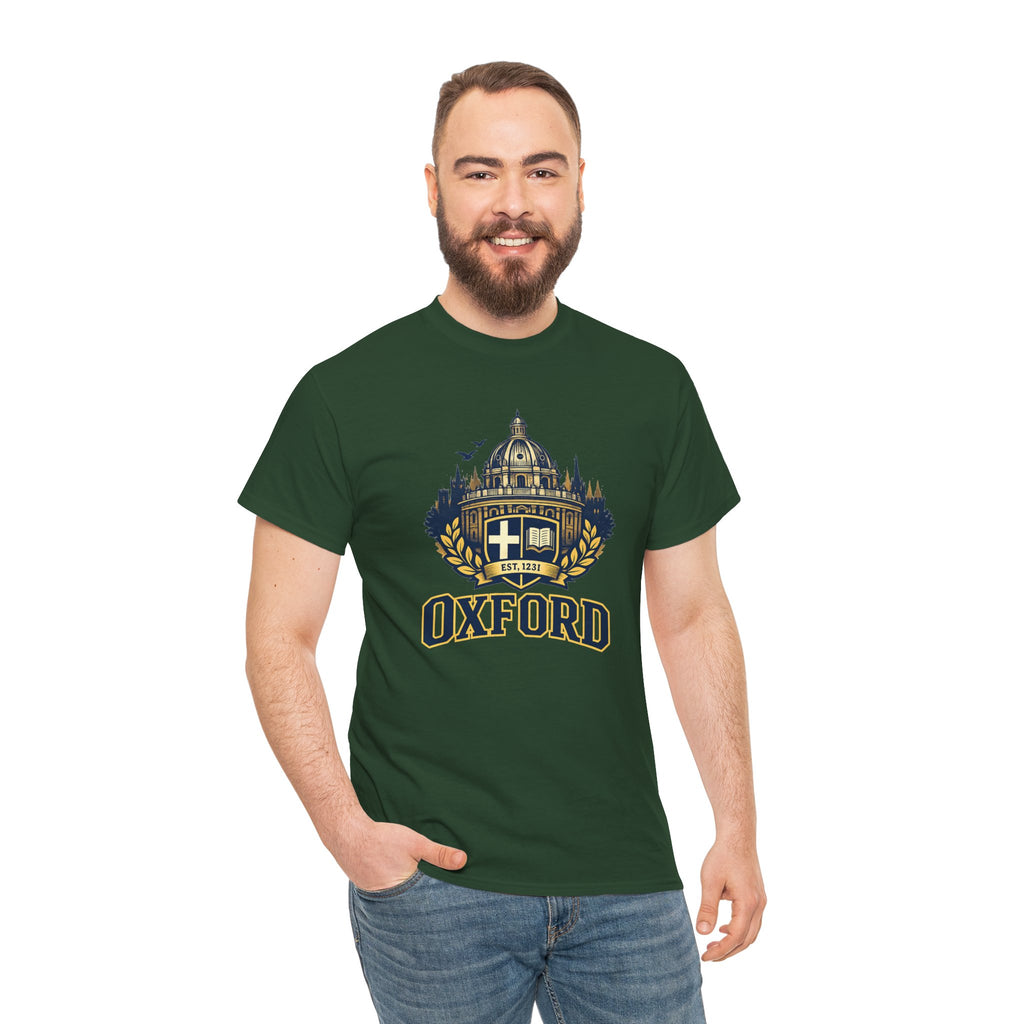 Oxford Crest T-Shirt — Vintage University Graphic Tee