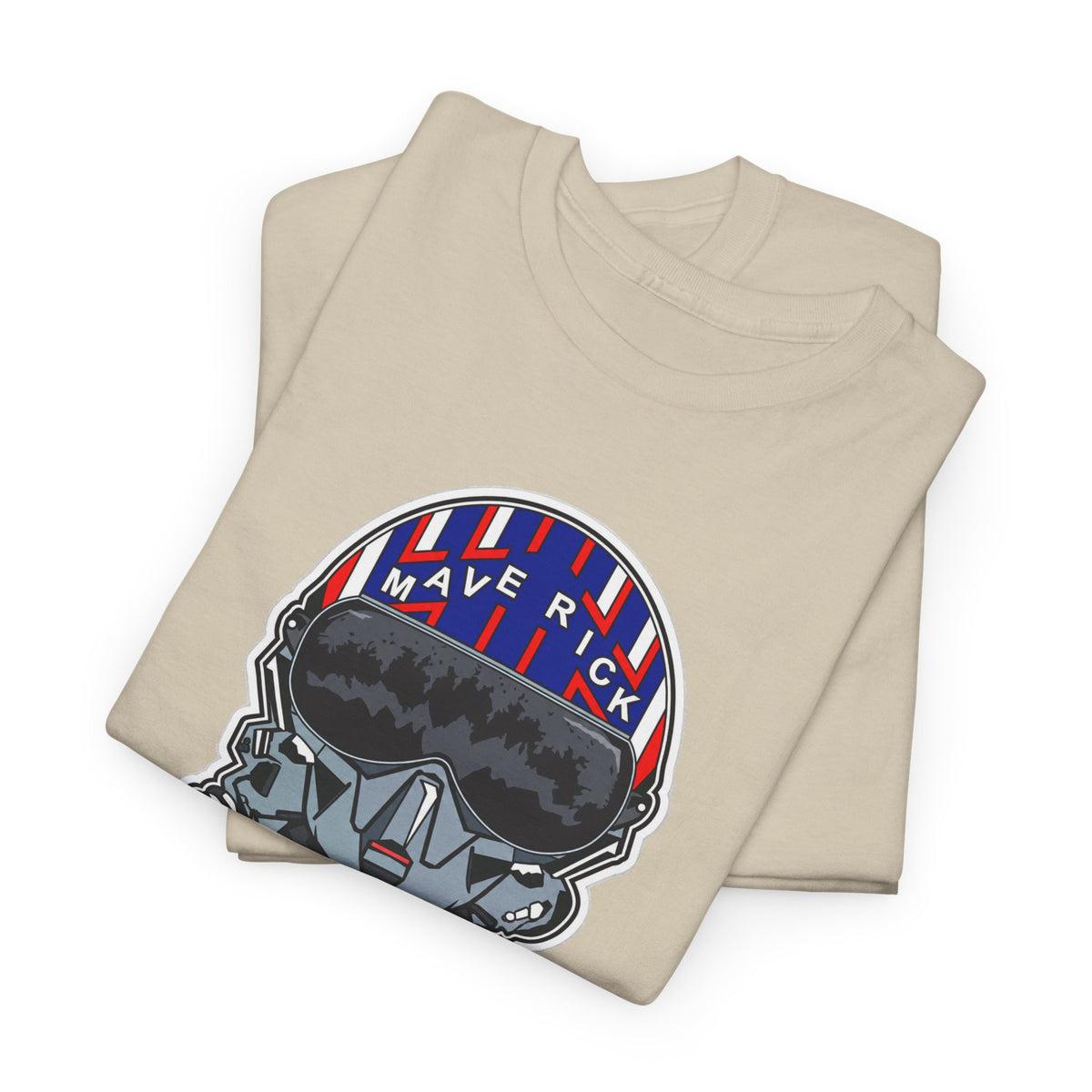 Skull Pilgrim Tee — Retro Striped 'Maverick' Helmet Graphic Shirt