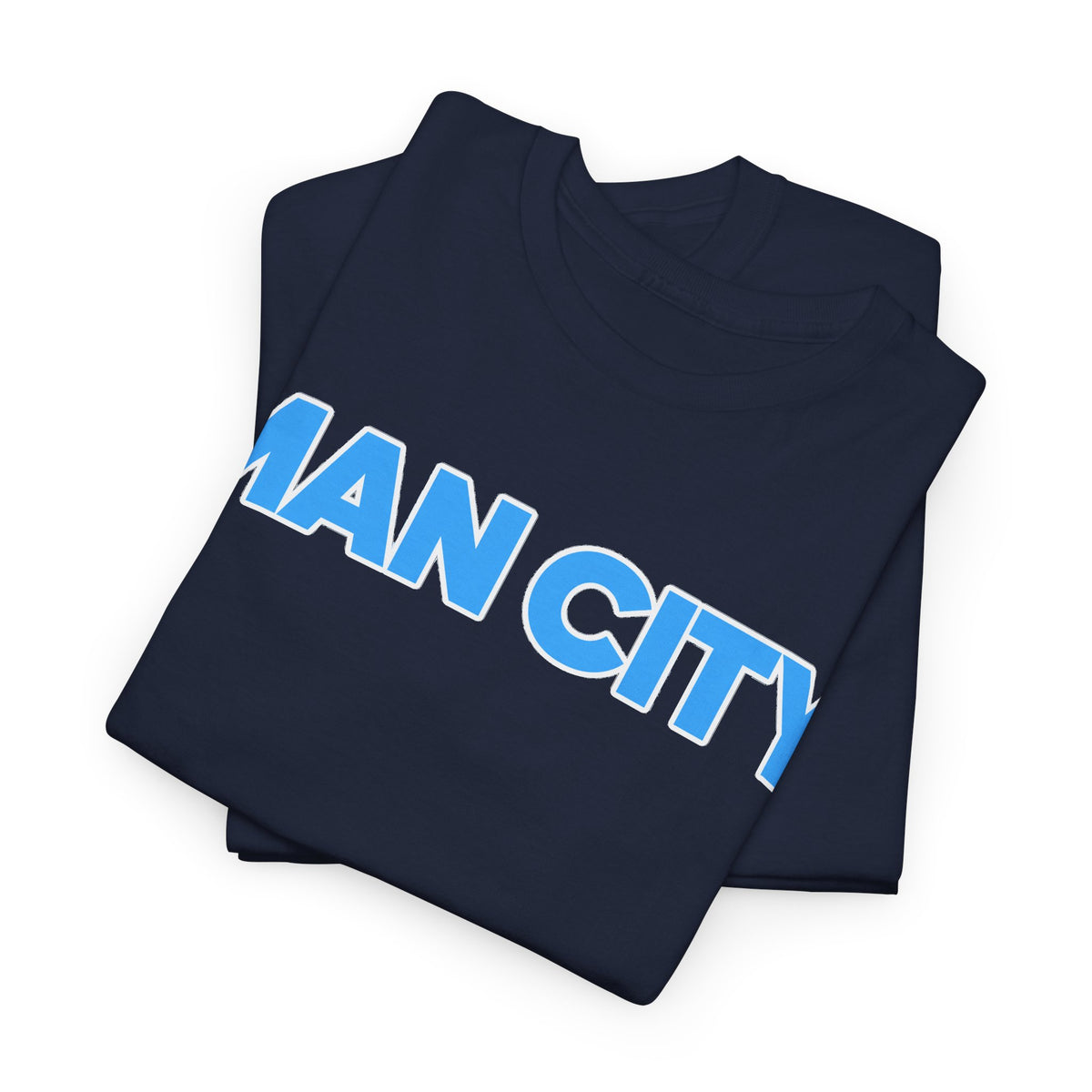 Man City Cotton T‑Shirt — Minimal Football Fan Tee