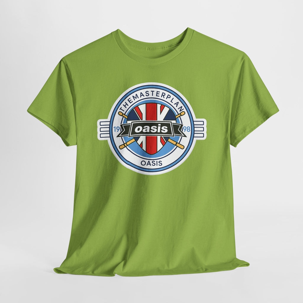 Oasis Union Jack Band Tee – Retro Rock Logo T-Shirt