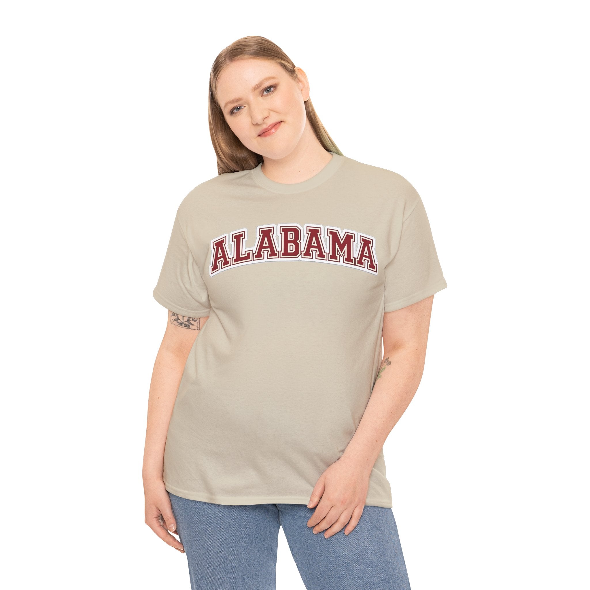 Alabama Arch Logo Tee – Crimson College Pride T‑Shirt