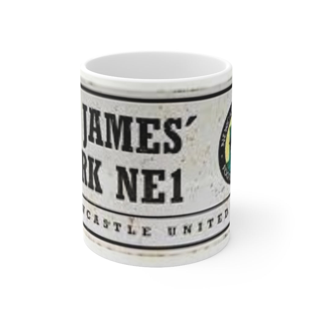 St James' Park Newcastle United Vintage Stadium Mug — Ceramic Coffee Cup (11oz/15oz)