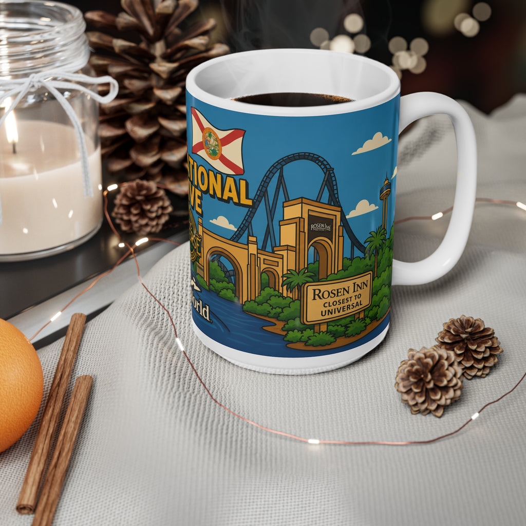 SeaWorld International Drive Orlando Coffee Mug — 11oz/15oz Ceramic Souvenir