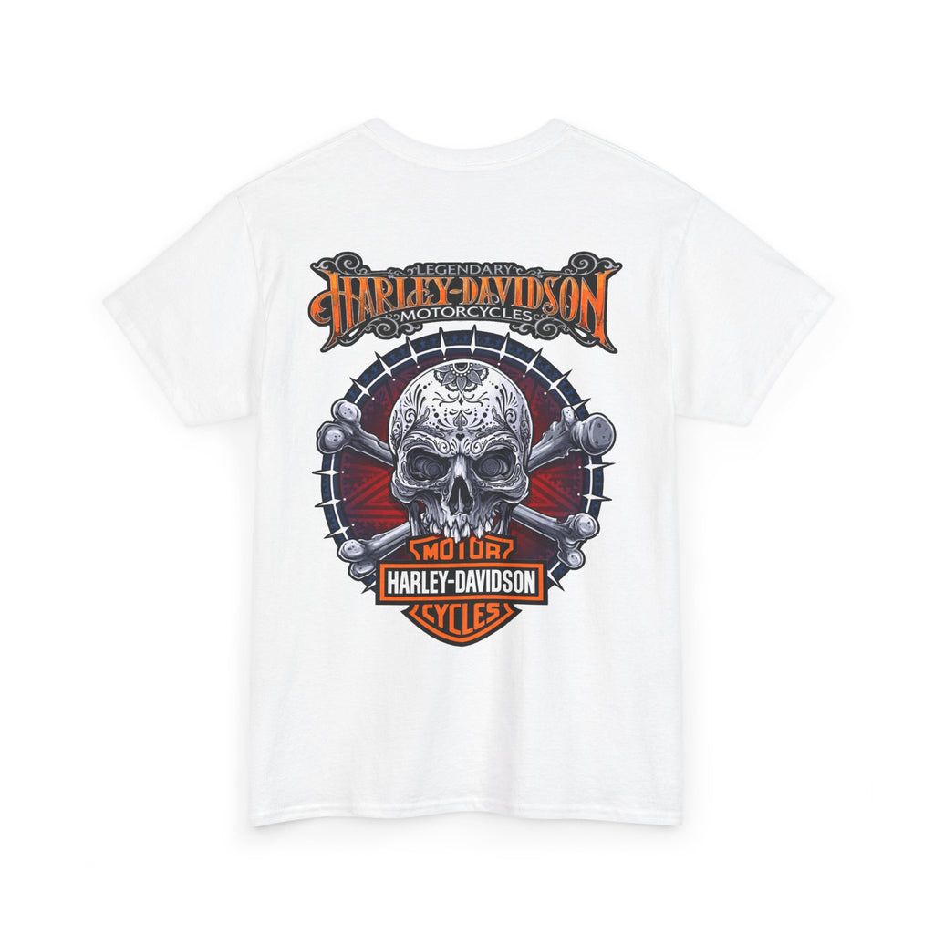 Harley-Davidson Skull Logo Cotton T‑Shirt