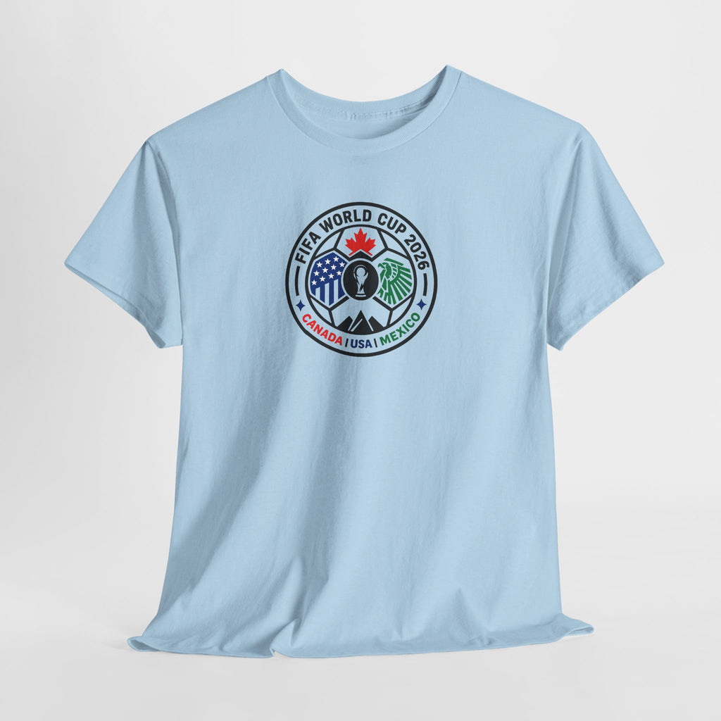 World Cup 2026 Soccer Tee — Canada USA Mexico Crest