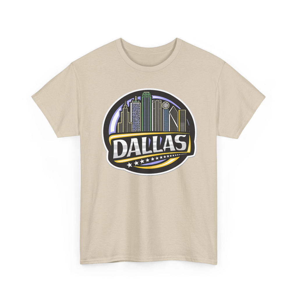 Dallas Skyline Tee — Vintage City Skyline Graphic T-Shirt