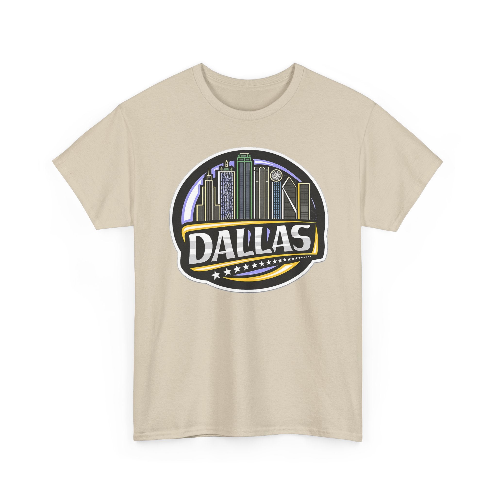 Dallas Skyline Tee — Vintage City Skyline Graphic T-Shirt