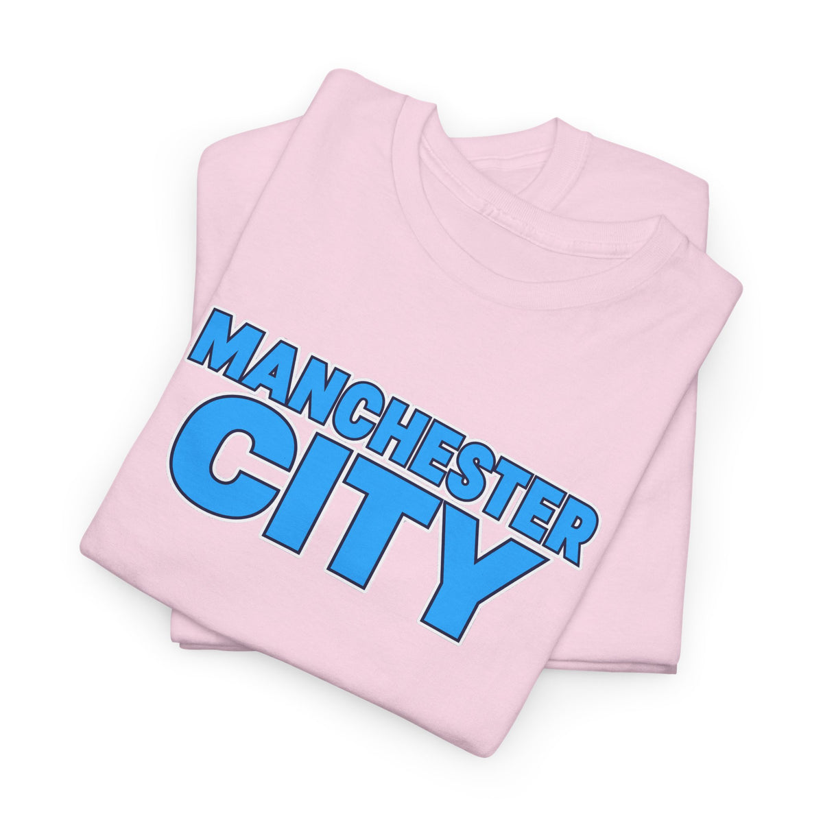 Manchester City T‑Shirt — Retro Blue Logo Tee
