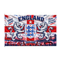 England Three Lions Double-Sided Flag – Pride Belongs to England Football Banner