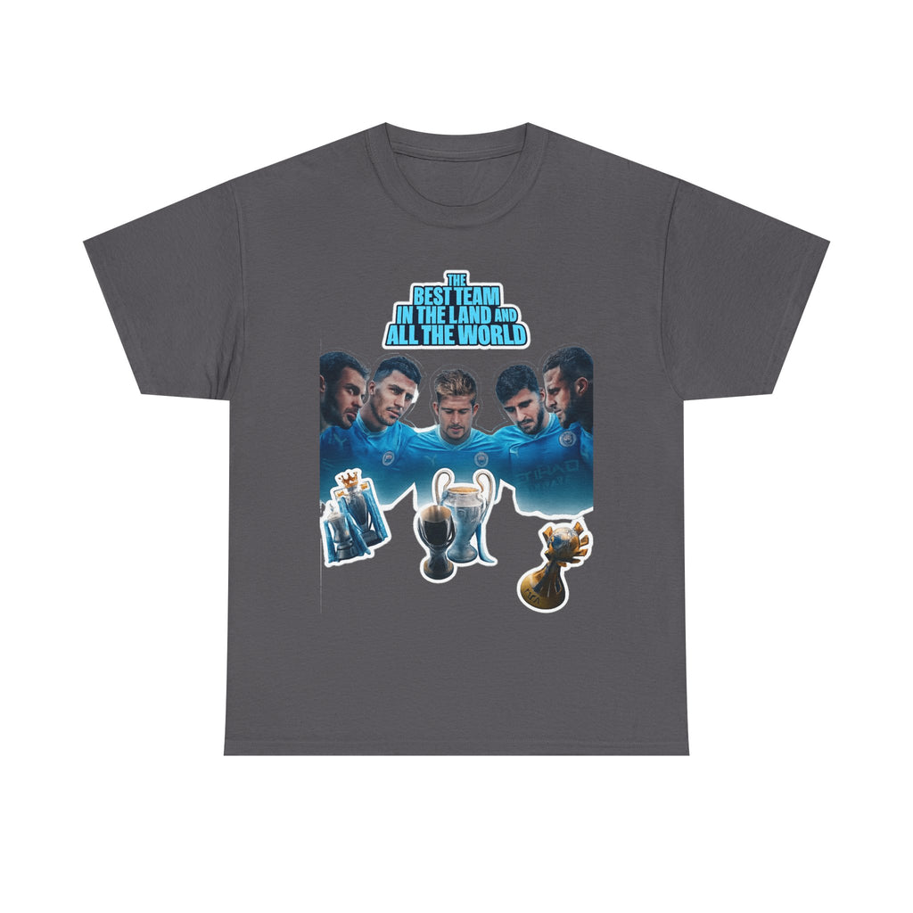 Manchester City — "Best Team in the Land and All the World" Cotton T-Shirt